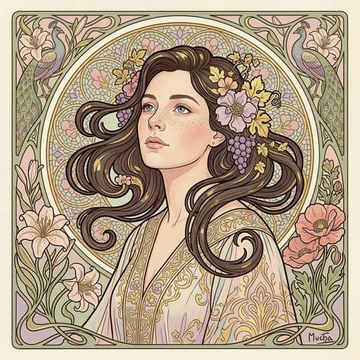 Art Nouveau AI photo filter