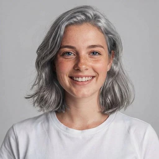 Gray Hair AI photo filter