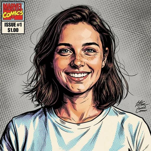 Marvel Comics AI photo filter
