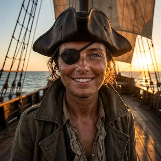 Pirate AI photo filter