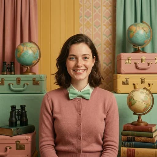 Wes Anderson AI photo filter